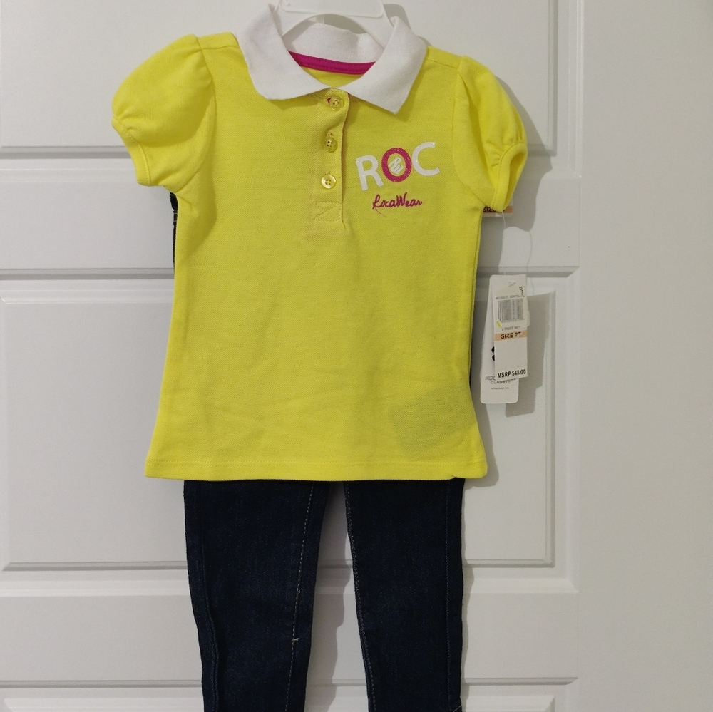 Girl's Rocawear 2 Piece Set Size 2T NWT MSRP $48